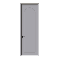 Porte intérieure en bois avec revêtement CPL anti-rayures, style moderne minimaliste, insonorisée, pour chambre et appartement, résistante à l'eau