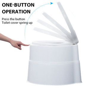 Holmine large Capacity Comfort Portable Toilet Mobile Travel Camping Commode Potty Outdoor/Indoor easy clean plastic Toilet