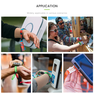 <span class=keywords><strong>13.56MHz</strong></span> một thời gian NFC 213 dây đeo cổ tay RFID PVC vải tổ chức sự kiện dùng một lần Vòng đeo tay - Product Image 6