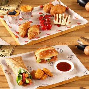 Papel Antigrasa para Envolver Hamburguesas y Pasteles, Personalizado con Logotipo, de Grado Alimenticio - Product Image 1