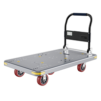 Carrito de Compras Plegable MBC-007 con Mango Extensible, 120*70cm, Carrito de Plástico Chino