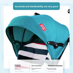 <span class=keywords><strong>Poussette</strong></span> bébé légère <span class=keywords><strong>en</strong></span> métal pliable, type parapluie, avec position assise/allongée, idéale pour les voyages d'été, dossier réglable <span class=keywords><strong>en</strong></span> trois positions - Product Image 4