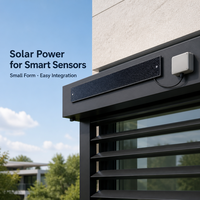 Panel Solar ETFE HPBC Personalizado de 5W 8W 10W 15W, Tira Solar Delgada para Persianas Inteligentes y Sensores IoT