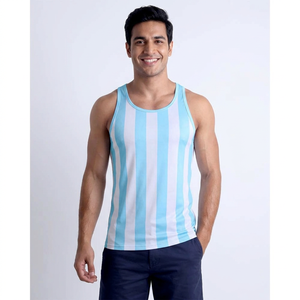 เสื้อกล้ามสำหรับผู้ชายผ้าโพลีเอสเตอร์เนื้อนุ่มทันสมัยสไตล์ทางการทูโทนสำหรับสวมใส่ในฤดูร้อนมีให้เลือกทุกขนาด - Product Image 1