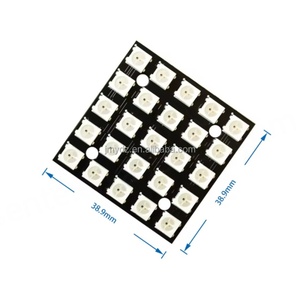 Controlador LED RGB WS2812B 5*5 Dígitos 5050 a Todo Color, Placa de Desarrollo de Luz de 25 Bits, Montaje Superficial HKST - Product Image 2