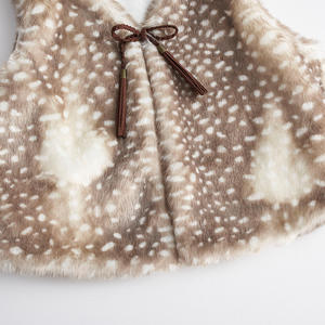 เสื้อโค้ทขนสัตว์เทียมแบบไม่มีแขนสำหรับเด็กผู้หญิงจากโรงงาน OEM ประเทศจีน ยี่ห้อ Korea Xxx Girl - Product Image 6