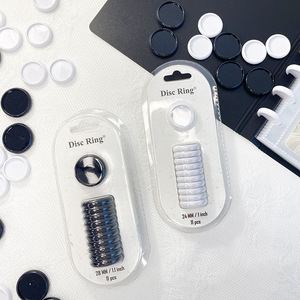 Carpeta seta agujero encuadernación cuaderno Libro mayor color resaltar anillo hebilla datos libro álbum arreglo - Product Image 3