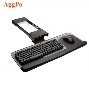 Dudukan Keyboard Ergonomis Meja Komputer, Dudukan Keyboard Gunung Ergonomis, Lift Sudut Rotasi Penyesuaian, Nampan Keyboard Meja Komputer