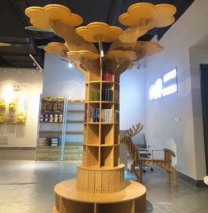 Chiquitos mẫu giáo hội trường góc vòng tạo ra trang trí cây mảnh hình ảnh cuốn sách Bảo tàng giáo dục sớm cơ quan cây kệ sách - Product Image 4