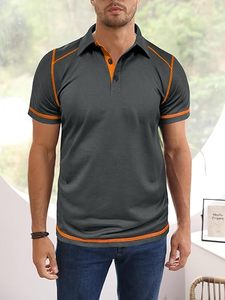 Men's for Shirts Short Sleeve Casual Golf Moisture Wicking Performance Knitted Print Sporty - Product Image 5