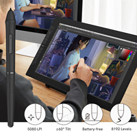 Tableta Gráfica de Dibujo de Arte Digital VEIKK VK2200PRO con Pantalla Grande de 21.5 Pulgadas para Uso en Computadora