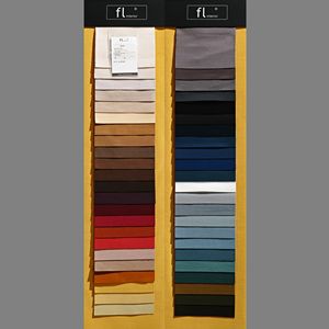 Tessuto di fascia alta tessuto in velluto tagliato per divano di bambù struttura con motivo solido traspirante per tessuto da tappezzeria - Product Image 3