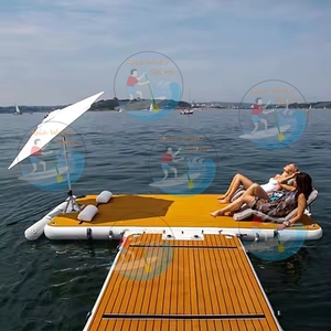 Plataforma en T inflable de servicio pesado con 3 años de garantía | Su base multifunción para deportes acuáticos, pesca y relajación - Product Image 2