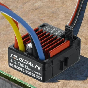 Contrôleur de vitesse électronique <span class=keywords><strong>HOBBYWING</strong></span> <span class=keywords><strong>QuicRun</strong></span> 1060 <span class=keywords><strong>60A</strong></span> en plastique, ESC brossé pour voiture RC 1/10, crawler, moteur 540 550, HB Axial Wltoys - Product Image 2