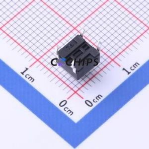 TS-KG02-AB65F Tactile Switch Through hole Component THT-4P,6x6mm Switch Single Pole Single Throw Round Button 2.5N Through Hole - Product Image 2