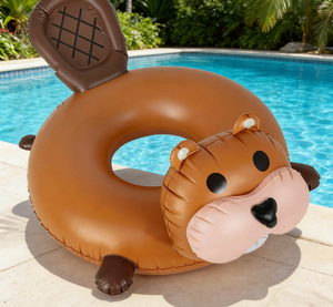 Flotador Inflable de Castor para Piscina, para Niños Pequeños, Diversión en el Patio Trasero - Product Image 3