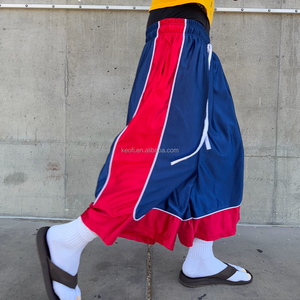 <span class=keywords><strong>Pantalones</strong></span> Largos Deportivos Personalizados para <span class=keywords><strong>Hombre</strong></span>, Estilo Holgado 3/4, para Baloncesto, Running, Gimnasio, Verano - Product Image 2