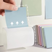 Blocs de notes autocollantes recyclables de couleur personnalisée Remises en gros Fournitures de papeterie de bureau d'école d'étudiant de qualité supérieure