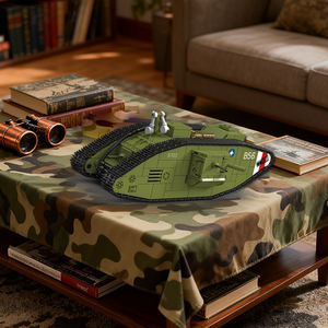 Kit de modelo a escala británica de la I Guerra Mundial 1/35, tanque Mark V, tanque pesado, miniaturas, juguetes del ejército, juego de bloques de construcción de vehículos blindados - Product Image 5