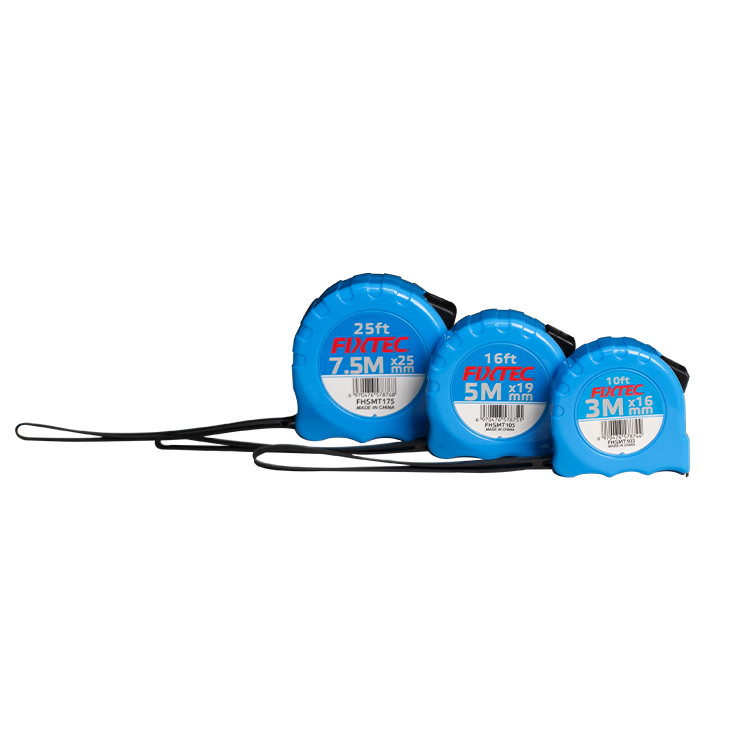 Стальная измерительная лента FIXTEC 3 м 5 м 7,5 м с автоматическим замком