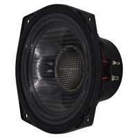 Haut-parleur de milieu de gamme Neo de 6 pouces 650-028 en aluminium passif Pro Audio avec une impédance de 8 ohms et un aimant en néodyme