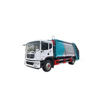 Camion benne arrière robuste HLW 18m pour compression des déchets, carrosserie en acier Q345 soudée par robot, entièrement fermé, collecte des eaux usées, Euro 3
