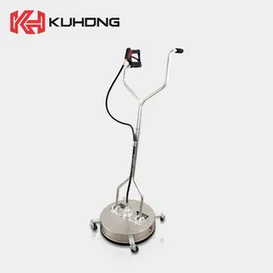 KUHONG High Pressure Car Wash Water Broom Chassis Cleaner High Pressure Water Spray Sweeping Broom Surface Cleaner