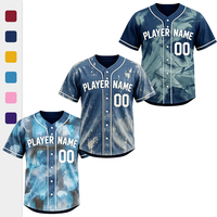 Uniformes de Equipo de Jersey Suave, Transpirable y Ecológico, con Estampado Tie-Dye y Diseño Personalizado, para Mayoristas