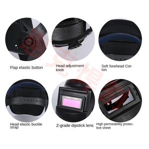 نظارات لحام من النوع الجديد للتعتيم التلقائي ، نظارات أمان مثبتة على الرأس ، حماية مريحة للعين مع غطاء لحام قوس - Product Image 4