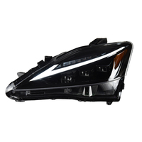 Ensemble de phares LED KGKB pour Lexus IS250 IS300 XE20 2006-2012, lentille de projecteur 6000K avec feux de jour dynamiques, clignotants, Plug & Play