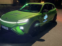 Offre d'usine : Autocollant lumineux de haute qualité pour voiture, logo taxi lumineux, décalcomanie pour toit de taxi, affichage lumineux EL