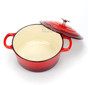 Batterie de cuisine Marmite <span class=keywords><strong>en</strong></span> <span class=keywords><strong>fonte</strong></span> émaillée pour four hollandais Marmite pour la maison Casserole <span class=keywords><strong>en</strong></span> <span class=keywords><strong>fonte</strong></span> émaillée - Product Image 4