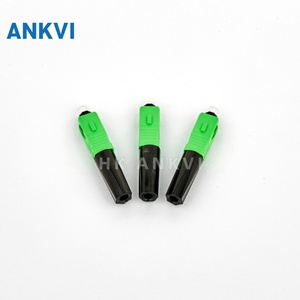 Conector Rápido de Fibra Óptica SC APC 2301-C LN-04, 0.3dB de Pérdida, Cable de Bajada FTTH para Montaje en Campo - Product Image 1