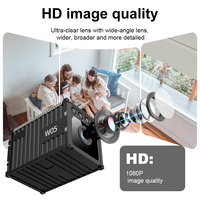 Caméra de sécurité intelligente WiFi W05 1080P HD compacte de style conteneur pour surveillance domestique CCTV sans fil avec vision nocturne infrarouge