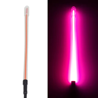 100mm Rosa RC LED-Lichtstreifenleiste Heckstoßstangen-Lampen-Set für 1/10 1/8 RC Crawler Truck Dekorative Beleuchtung Zubehör