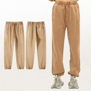 Wholesale Unisex Tracksuit Custom Cotton French Terry Regular Fit Men's <b>Oversized</b> <b>Sweatpants</b> Casual Anti-Pilling Anti-Wrinkle - Product Image 5