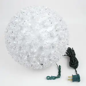 Christmas Warm White 7.5" 100 Leds Sphere Led Christmas Light