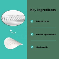 Micropoint hydrocolloïde auto-dissolvant personnalisé de patch de Microneedle pour l'acné kystique taches foncées imperfections