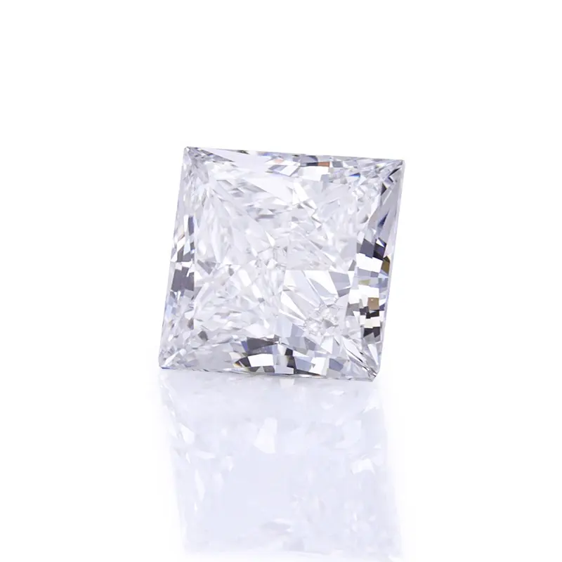 Wholesale IGI certificate Most Selling Highly Polished Blue Treated Real Diamond with Princess Cut VS SI Purity Diamond