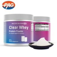 Suppléments pour le sport de qualité supérieure en Allemagne Marque privée Booster d'énergie Poudre de protéine de lactosérum 400G Poudre de protéine de lactosérum transparente
