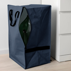 Multifunctional Plastic PP <strong>Backpack</strong> Waterproof Large-capacity Double Zipper Portable Reusable Lightweight <strong>Backpack</strong> - Product Image 4