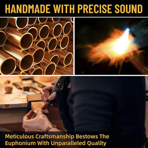 Eufonio de Metal Dorado en Tonalidad Si Bemol Sanli Barato de Fábrica OEM con Estuche y Juego de <span class=keywords><strong>Boquilla</strong></span> - Product Image 6