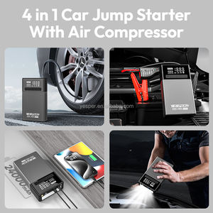 Автомобильный стартер Yesper M6 Pro 24000 мАч высокой емкости 4250A с воздушным компрессором - Product Image 3