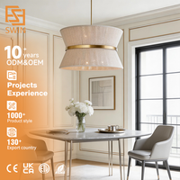 Lámparas de Araña Colgantes LED de Diseño Moderno para Comedor, Estilo Americano Rústico Personalizado