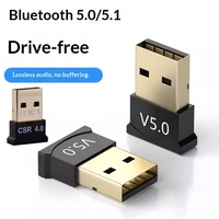 Clé USB sans fil métallique USB 5.0/5.1 pour appareils audio/vidéo, haut-parleurs TV, casques – Plug & Play, divertissement à domicile, marque OEM, moule privé