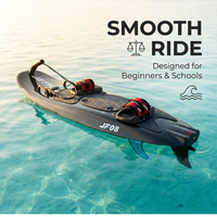 Jetboard à essence personnalisé OEM pour débutants, facile à apprendre, équipement de sports nautiques, léger, avec repose-pieds, équilibre stable