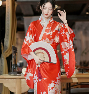 Kimono Yukata traditionnel japonais avec <span class=keywords><strong>Obi</strong></span>, robe de soirée vintage pour femmes, kimono Geisha, costume de scène vintage pour femmes, cosplay - Product Image 3