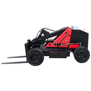 קומפקטי 1 טון 4wd חשמלי להגיע מלגזה עם תלי הידראולי עבור מחסן שטח מחוספס - Product Image 6