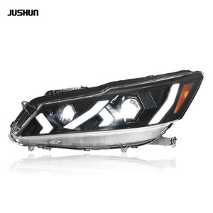 Conjunto de faros Jushun para Honda Accord 9.5 Gen estilo Lamborghini con luces LED DRL de flujo. - Product Image 3