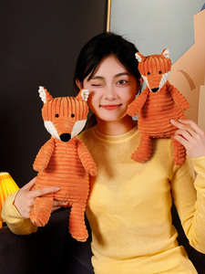 Peluche Morbido e Soffice a Forma di <span class=keywords><strong>Volpe</strong></span>, Simpatico Pupazzo Animale Cartoon - Product Image 6